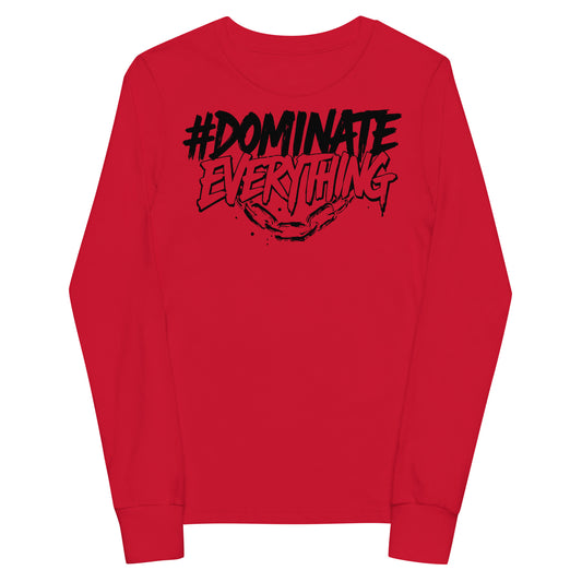 Dominate Everything Signature Kids Youth long sleeve tee