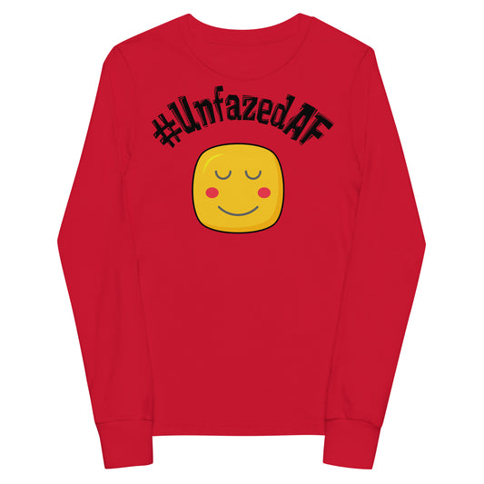 Unfazedaf Signature KIds Youth long sleeve tee