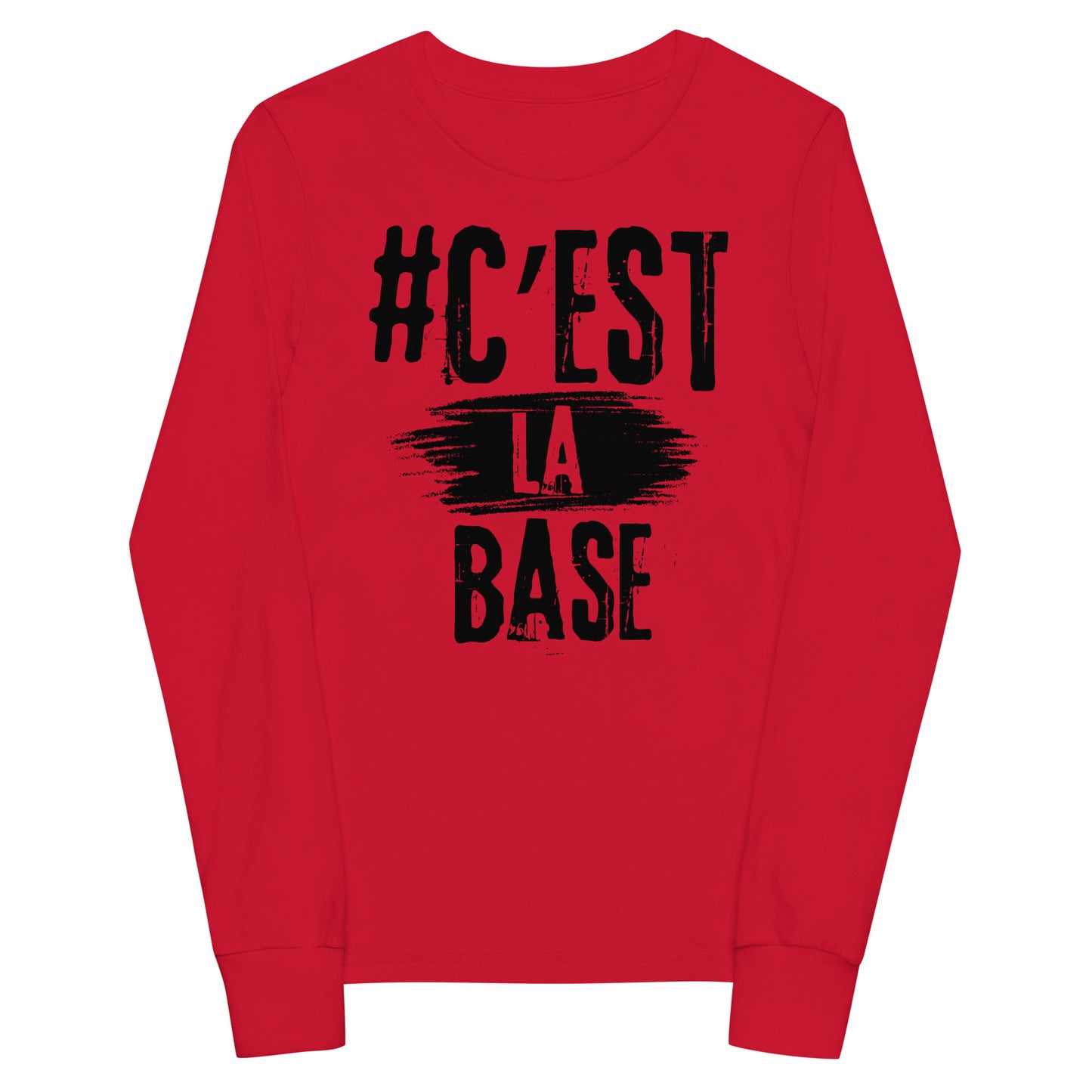 Cest La Base Signature Kids long sleeve tee