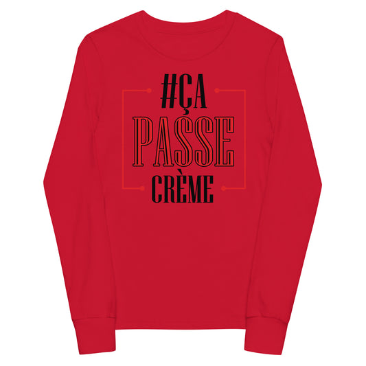 Ca Passe Creame Signature Kids long sleeve tee