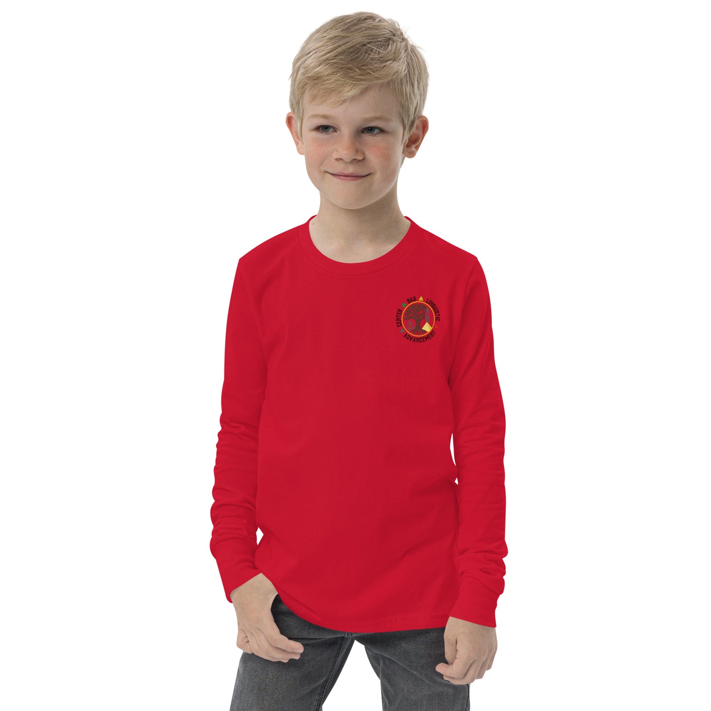 Bay Linguistic Advancement Youth Long Sleeve Logo Tee