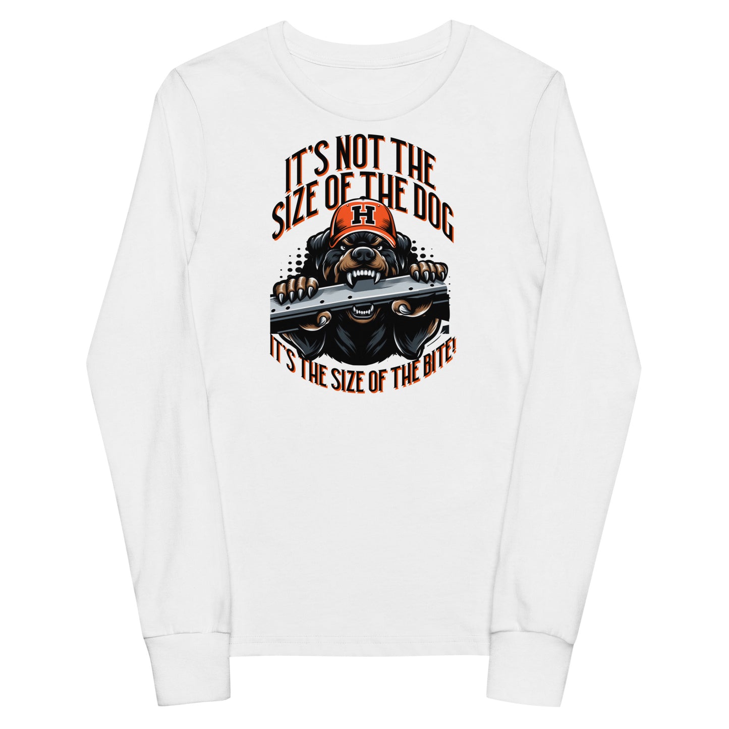Size of the Dog Kids Long Sleeve Tee