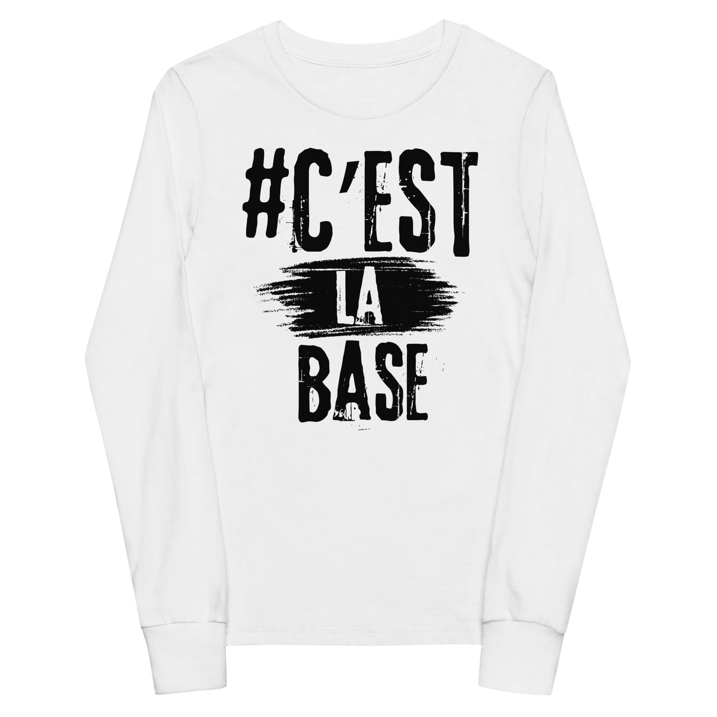 Cest La Base Signature Kids long sleeve tee