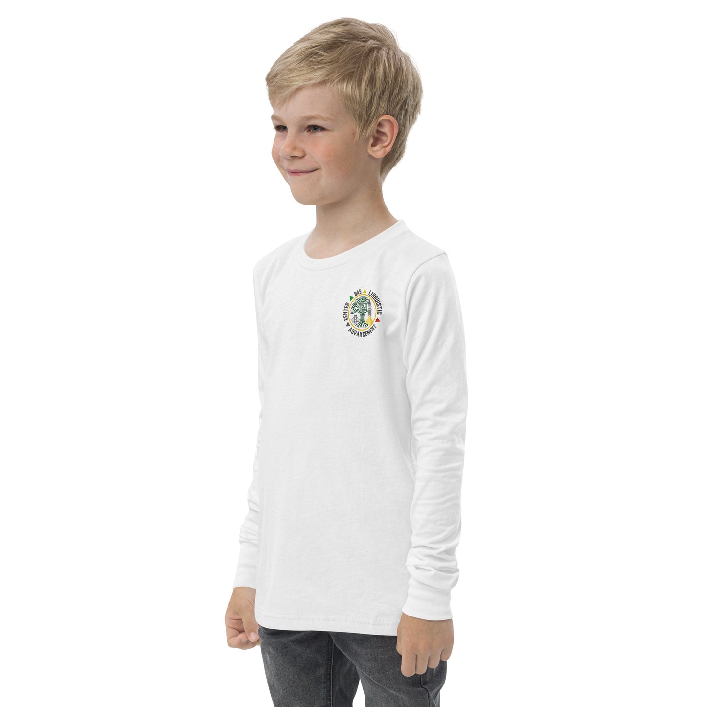 Bay Linguistic Advancement Youth Long Sleeve Logo Tee
