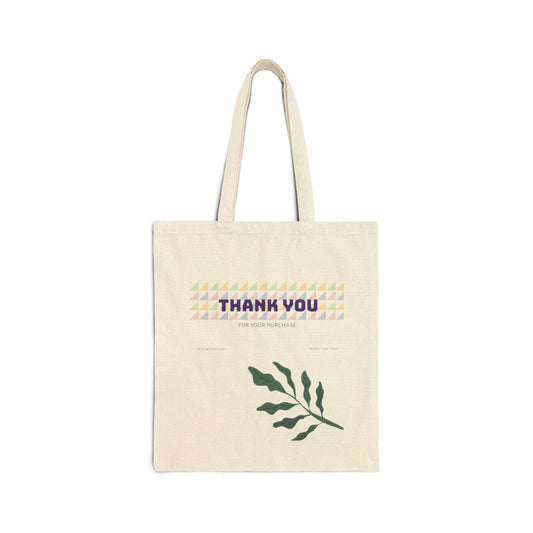 Cotton Canvas Tote Bag