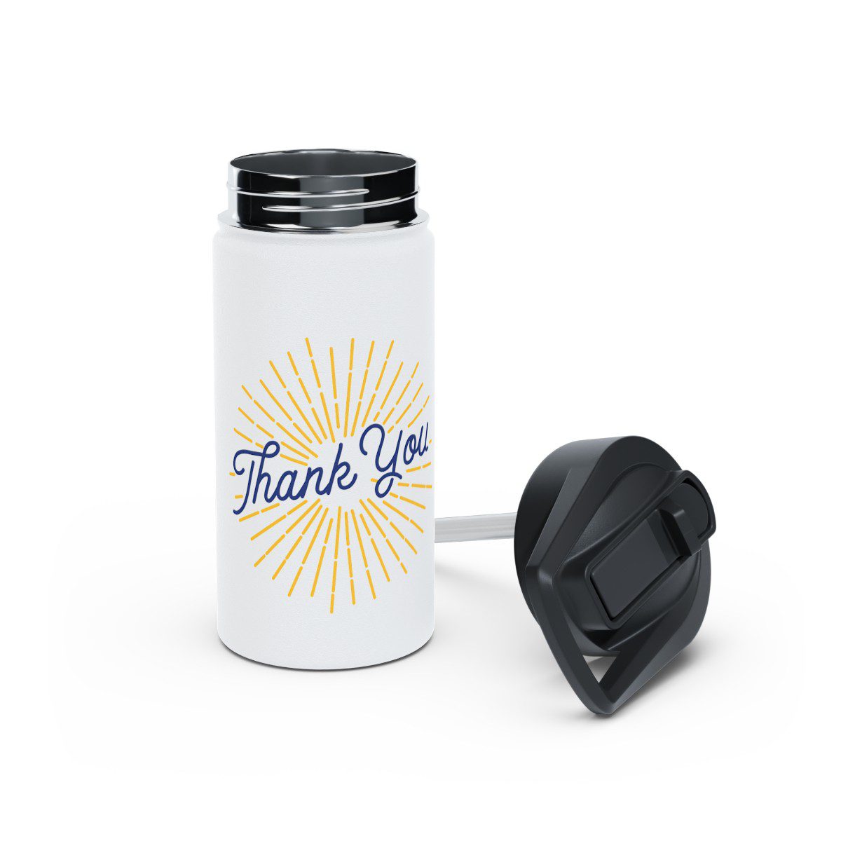Stainless Steel Water Bottle, Standard Lid