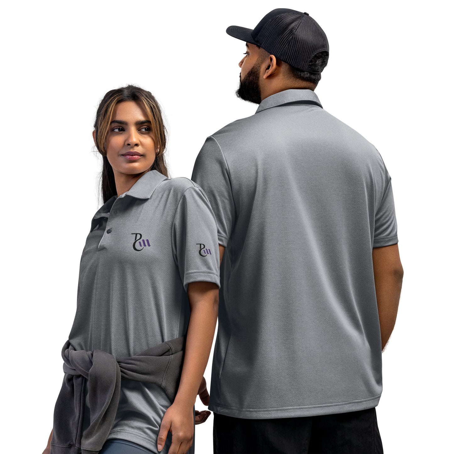 TRM Adidas space-dyed polo - Embroidery