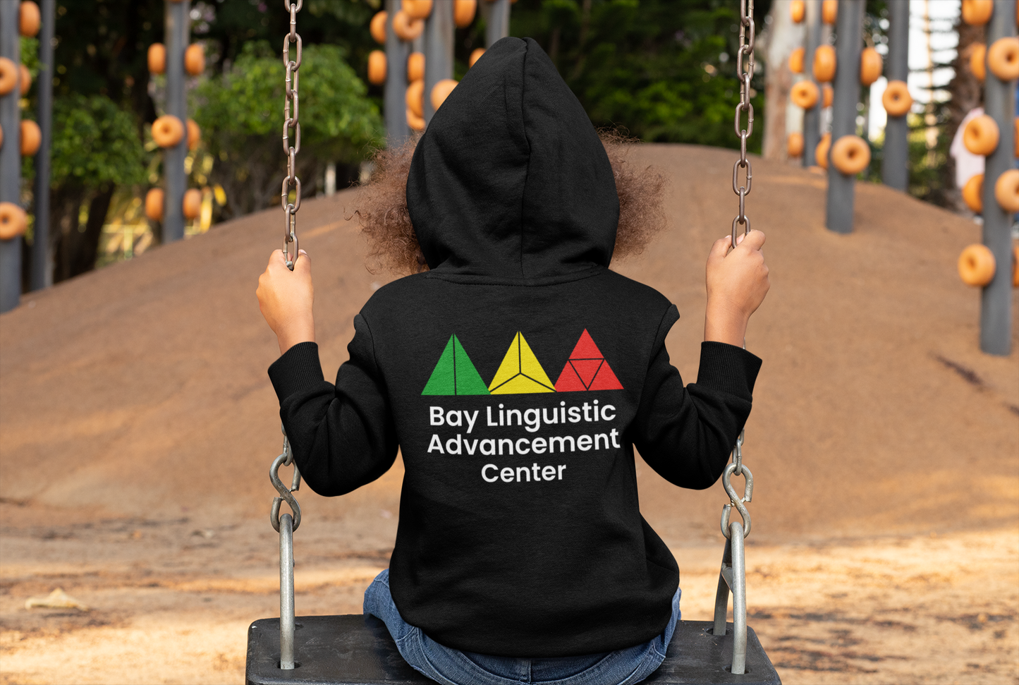 Bay Linguistic Advancement Center Symbolic Logo  Youth heavy blend hoodie