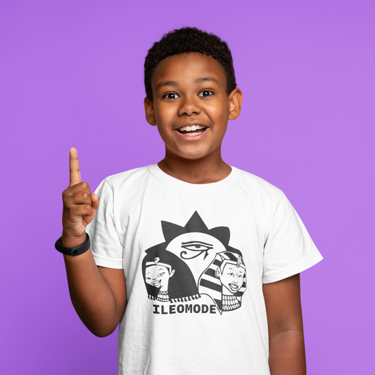 Ile Omode Graphic Tee | African Heritage Symbol Shirt | Cultural Youth classic T-Shirt