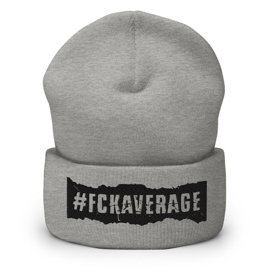 Fckaverage Signature Cuffed Beanie