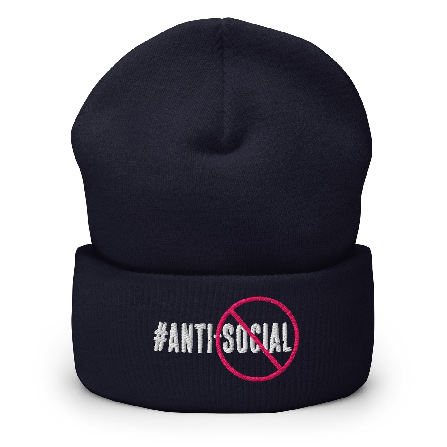 Anti Social Cuffed Beanie