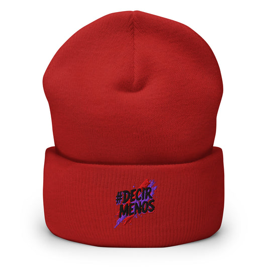 Decir Menos Signature Beanie
