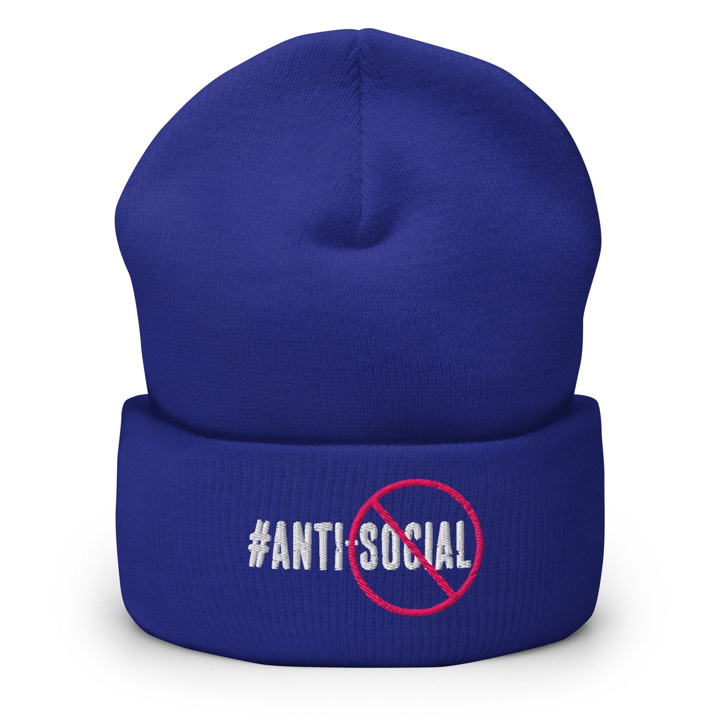 Anti Social Cuffed Beanie