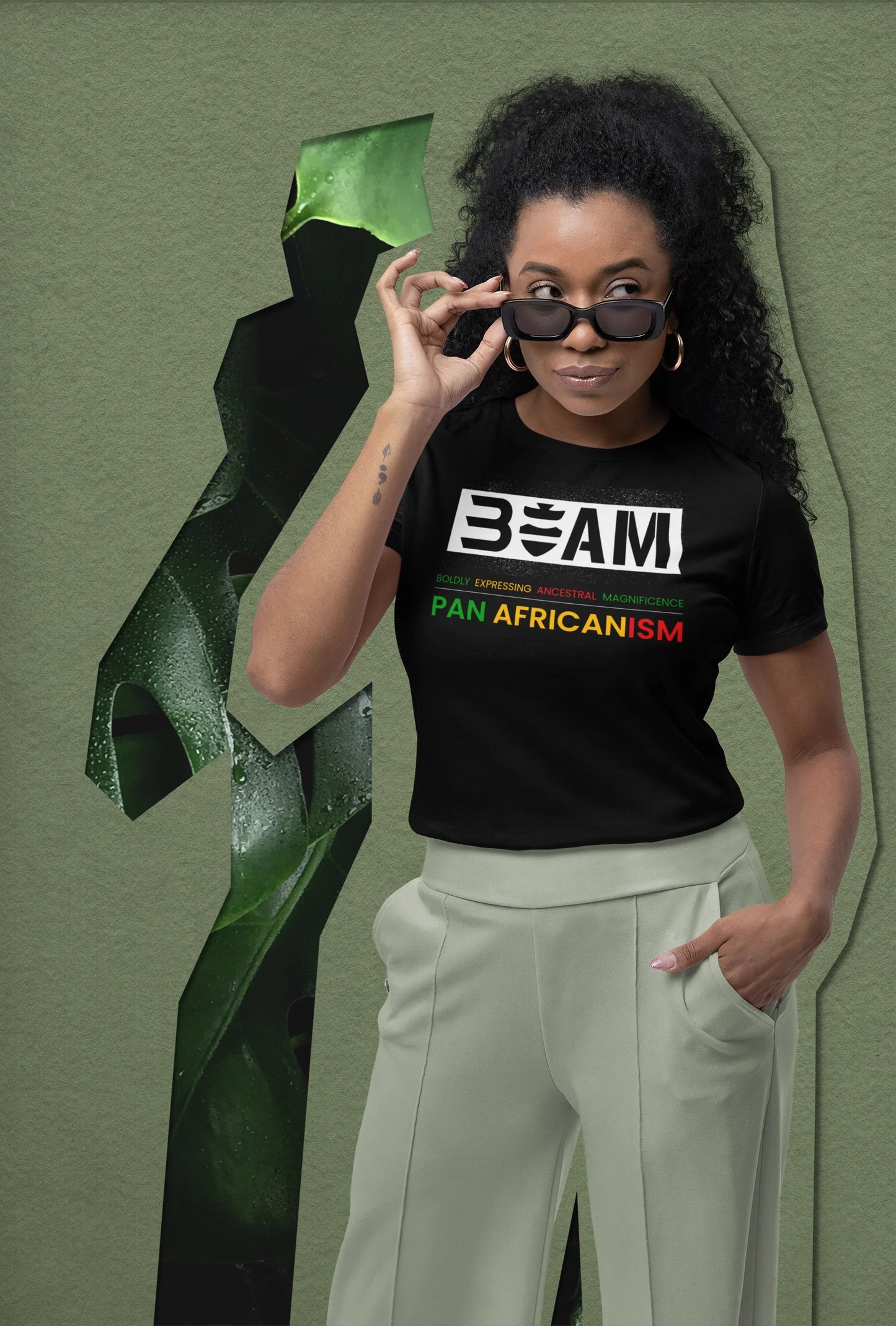 Beam Pan Africanism Signature Premium T-Shirt