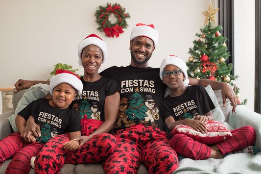 FIESTAS CON SWAG Christmas Shirt | Latino Holiday Tee | TRM Holiday 2025