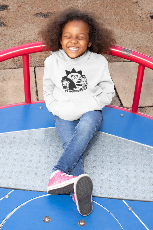 Ile Omode Graphic Tee | African Heritage Symbol Shirt | Cultural Youth heavy blend hoodie