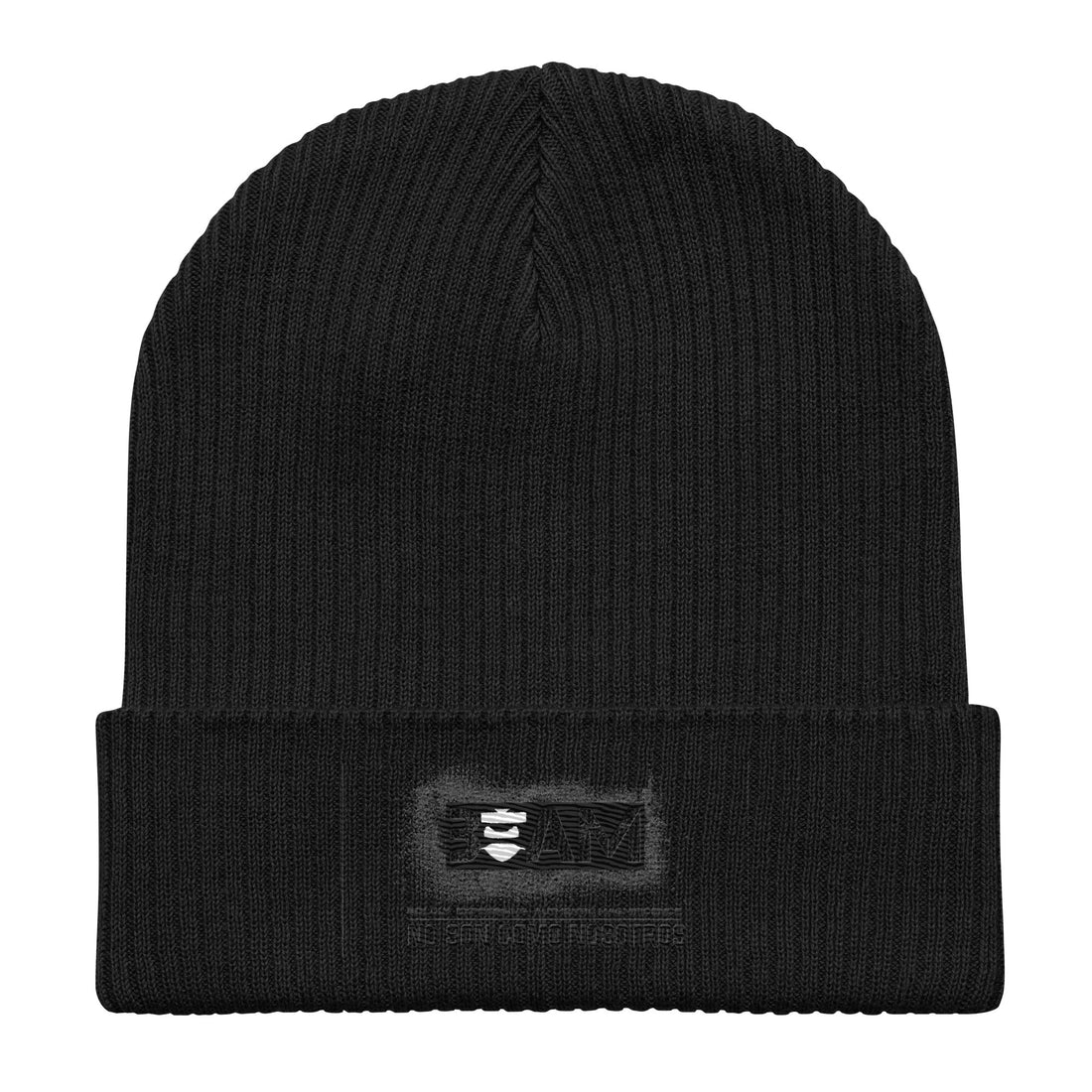 No Son Como Organic ribbed beanie