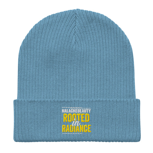 Nalache Beauty Signature Organic ribbed beanie