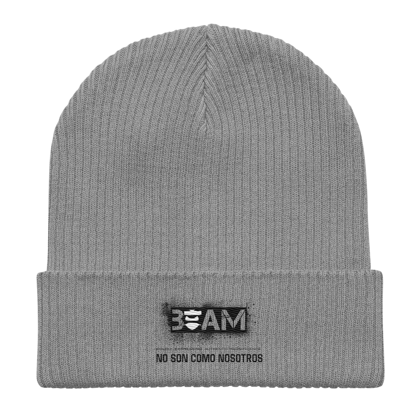 No Son Como Organic ribbed beanie