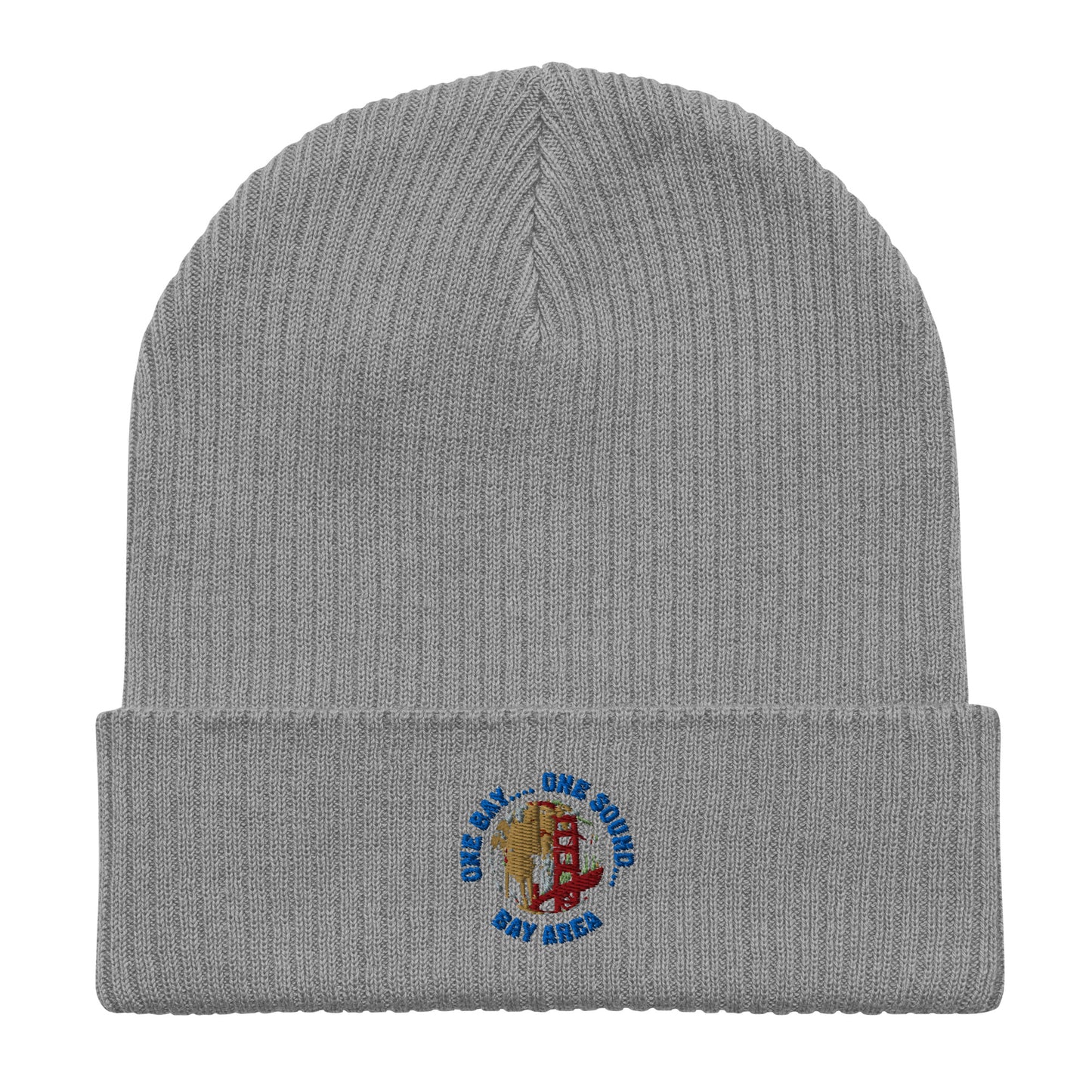 One Bay One Sound Organic ribbed beanie