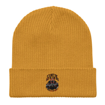Size of the Dog Organic ribbed beanie