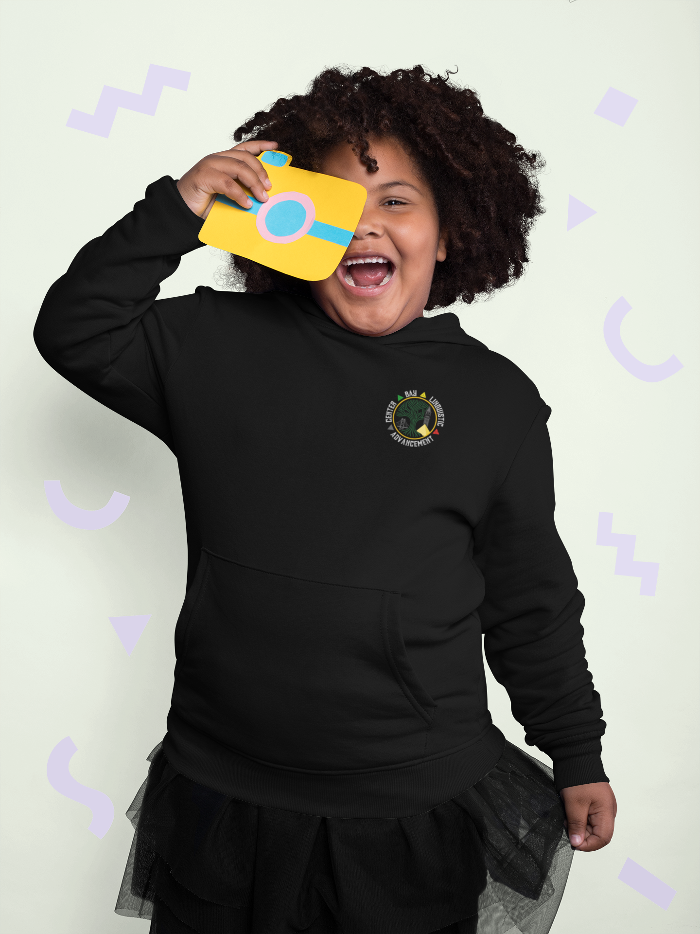 Bay Linguistic Advancement Center Symbolic Logo  Youth heavy blend hoodie