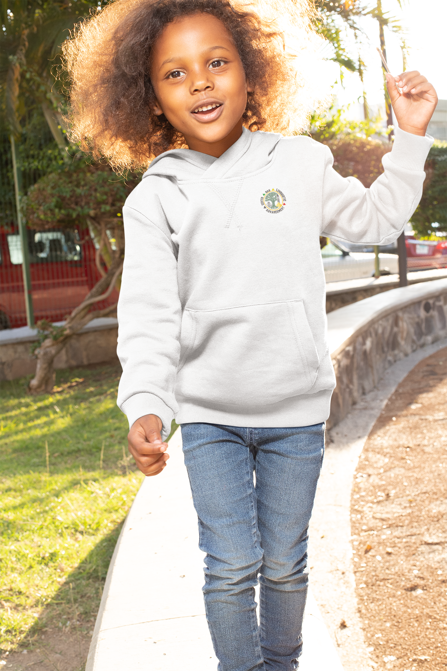 Bay Linguistic Advancement Center Symbolic Logo Youth heavy blend hoodie
