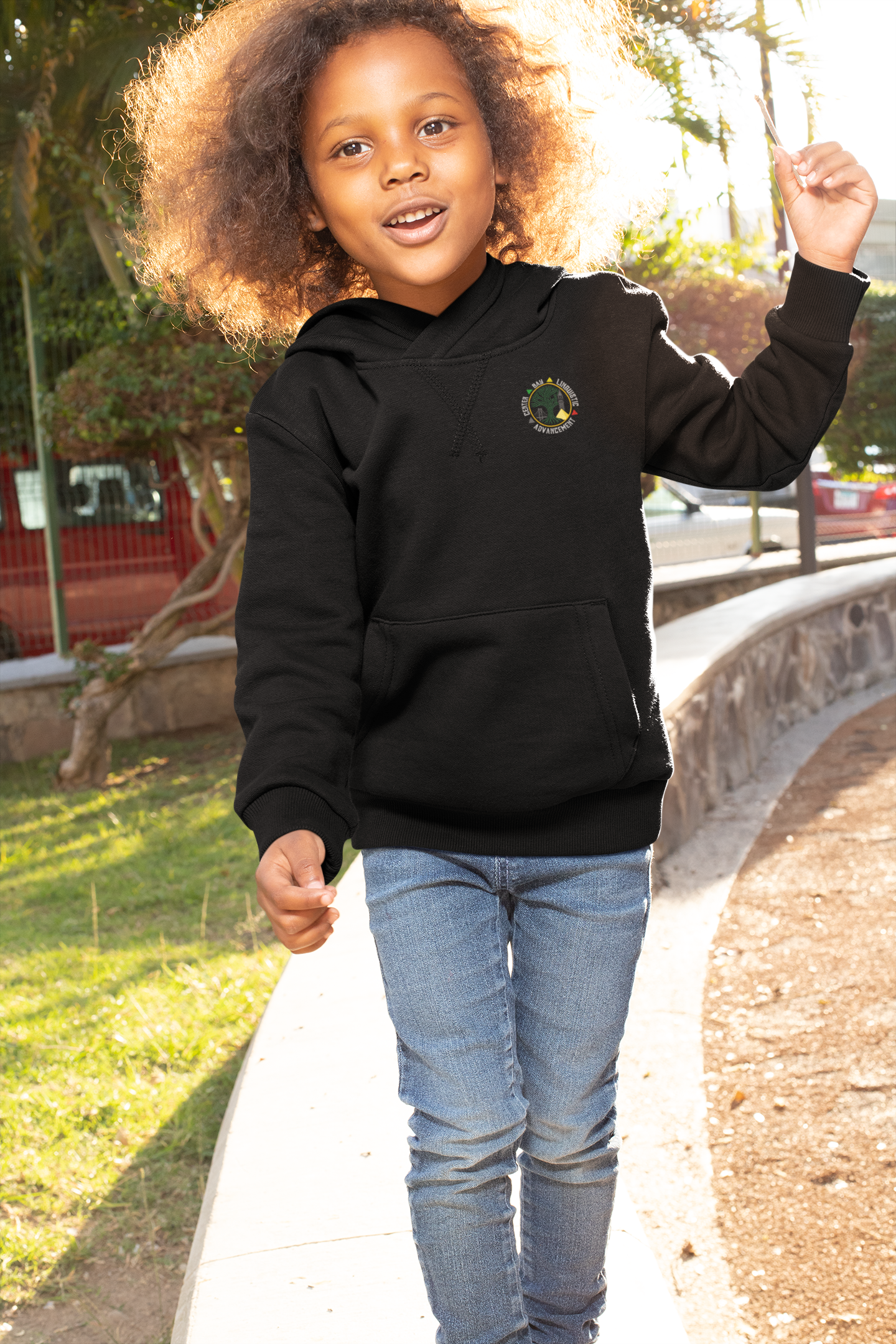 Bay Linguistic Advancement Center Symbolic Logo  Youth heavy blend hoodie