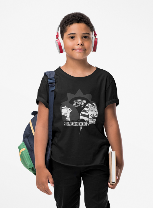 Ile Omode Graphic Tee | African Heritage Symbol Shirt | Cultural Youth classic T-Shirt