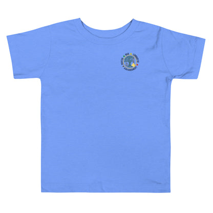 Bay Linguistic Advancement Center Symbolic Logo Design T-Shirt