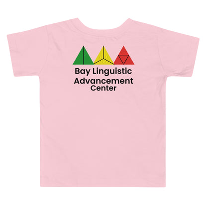 Bay Linguistic Advancement Center Symbolic Logo Design T-Shirt
