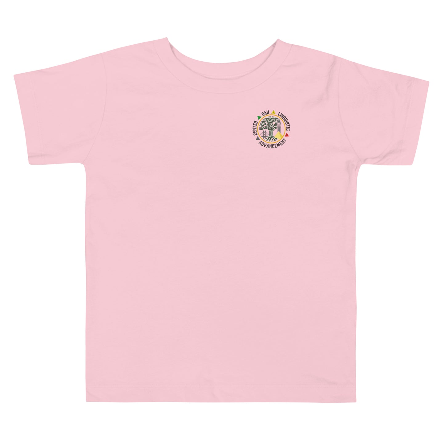 Bay Linguistic Advancement Center Symbolic Logo Design T-Shirt