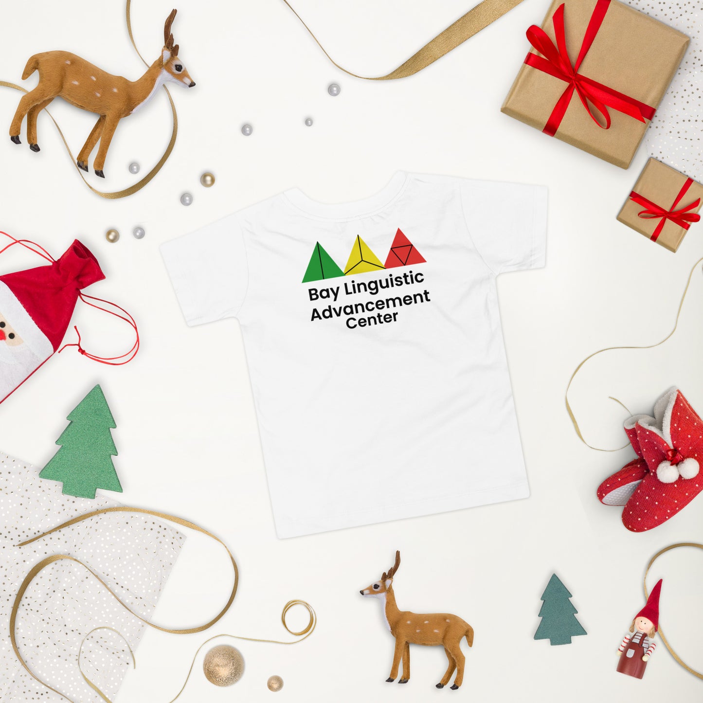 Bay Linguistic Advancement Center Symbolic Logo Design T-Shirt