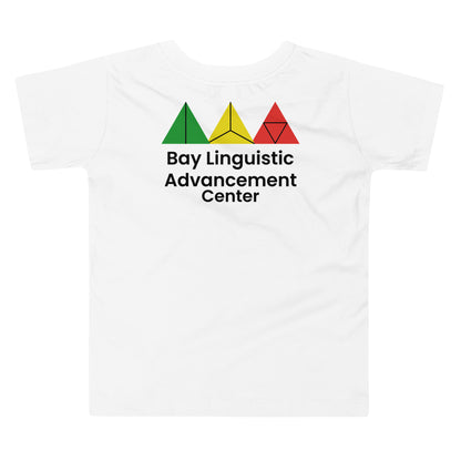 Bay Linguistic Advancement Center Symbolic Logo Design T-Shirt