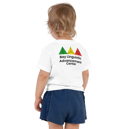 Bay Linguistic Advancement Center Symbolic Logo Design T-Shirt