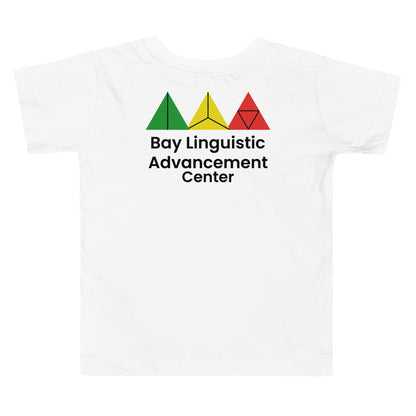 Bay Linguistic Advancement Center Symbolic Logo Design T-Shirt