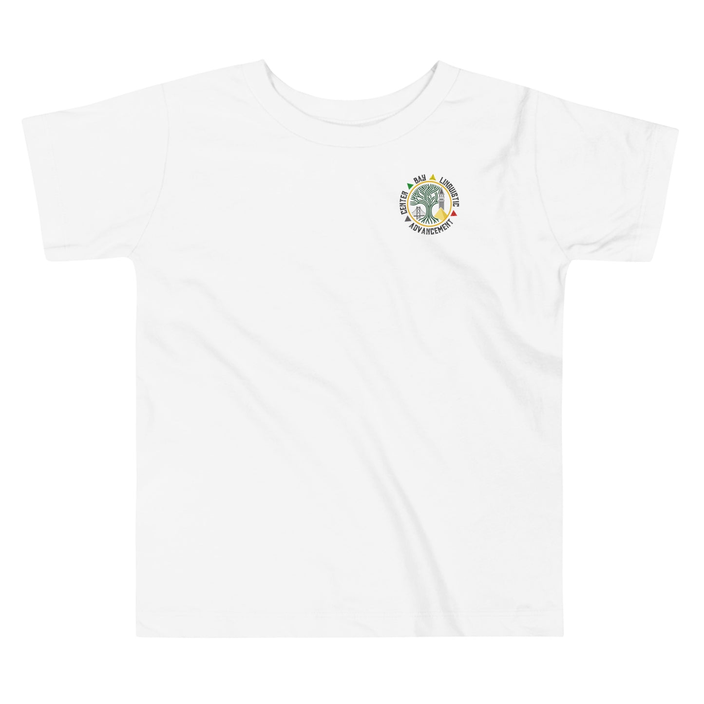 Bay Linguistic Advancement Center Symbolic Logo Design T-Shirt