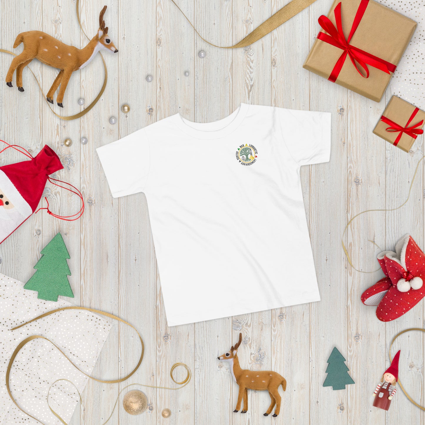 Bay Linguistic Advancement Center Symbolic Logo Design T-Shirt