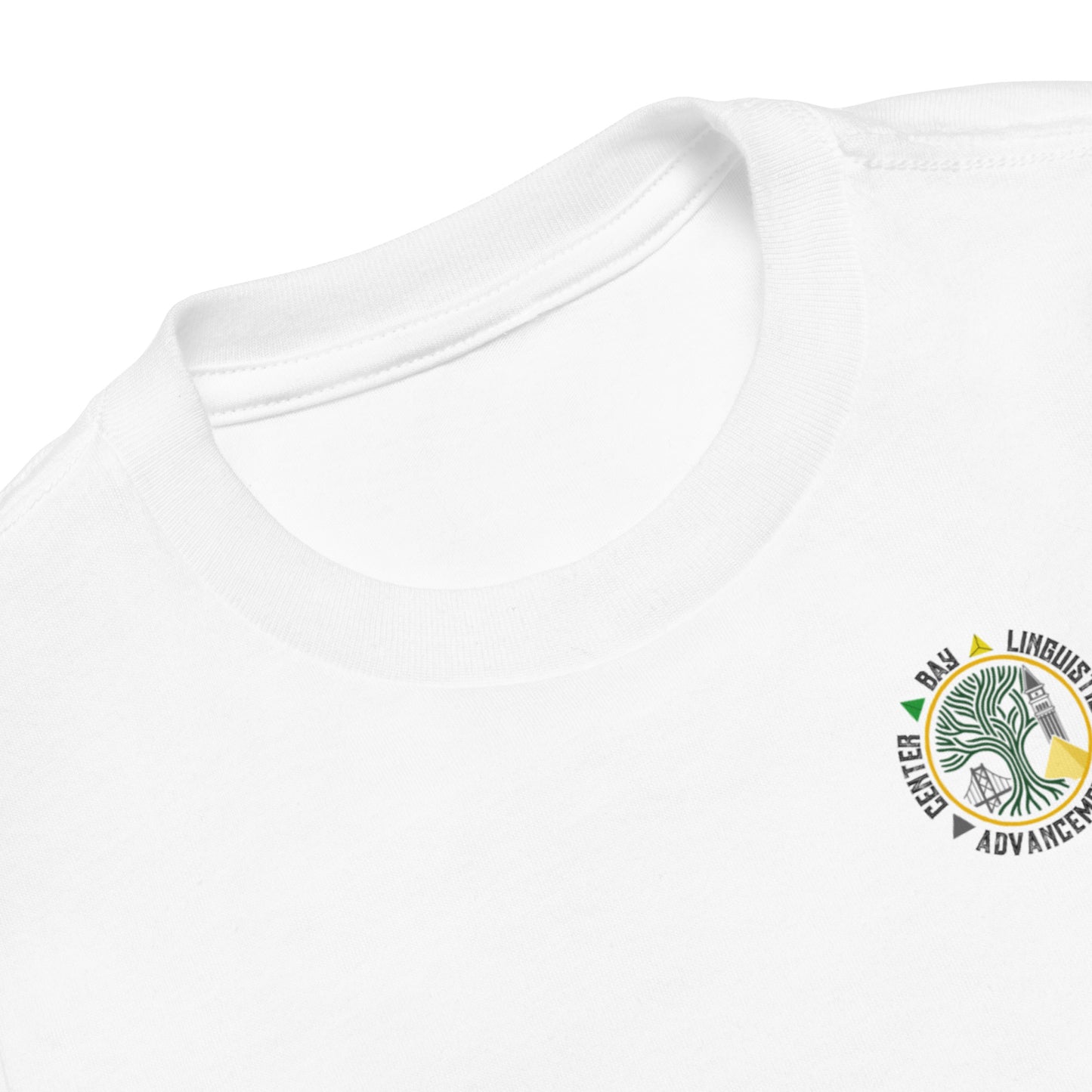 Bay Linguistic Advancement Center Symbolic Logo Design T-Shirt