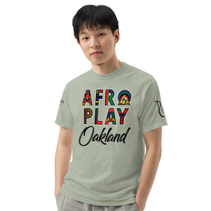 Afro Play Oakland T-Shirt – Juneteenth Afrocentric Streetwear Unisex garment-dyed heavyweight t-shirt