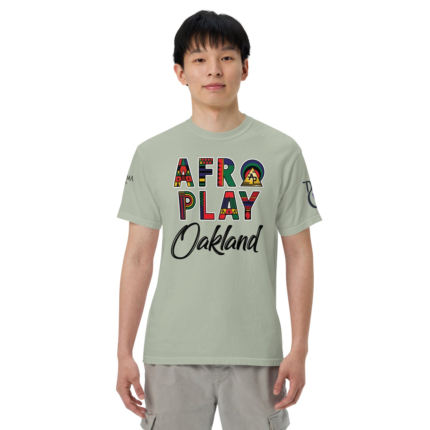 Afro Play Oakland T-Shirt – Juneteenth Afrocentric Streetwear Unisex garment-dyed heavyweight t-shirt