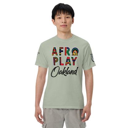 Afro Play Oakland T-Shirt – Juneteenth Afrocentric Streetwear Unisex garment-dyed heavyweight t-shirt