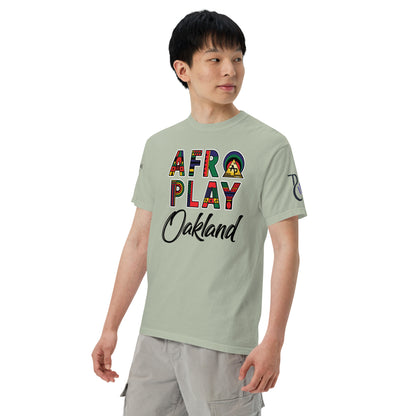 Afro Play Oakland T-Shirt – Juneteenth Afrocentric Streetwear Unisex garment-dyed heavyweight t-shirt