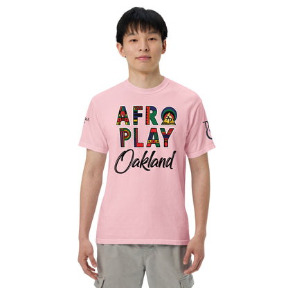 Afro Play Oakland T-Shirt – Juneteenth Afrocentric Streetwear Unisex garment-dyed heavyweight t-shirt