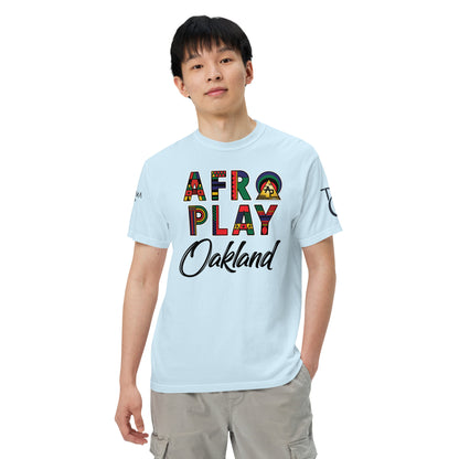 Afro Play Oakland T-Shirt – Juneteenth Afrocentric Streetwear Unisex garment-dyed heavyweight t-shirt