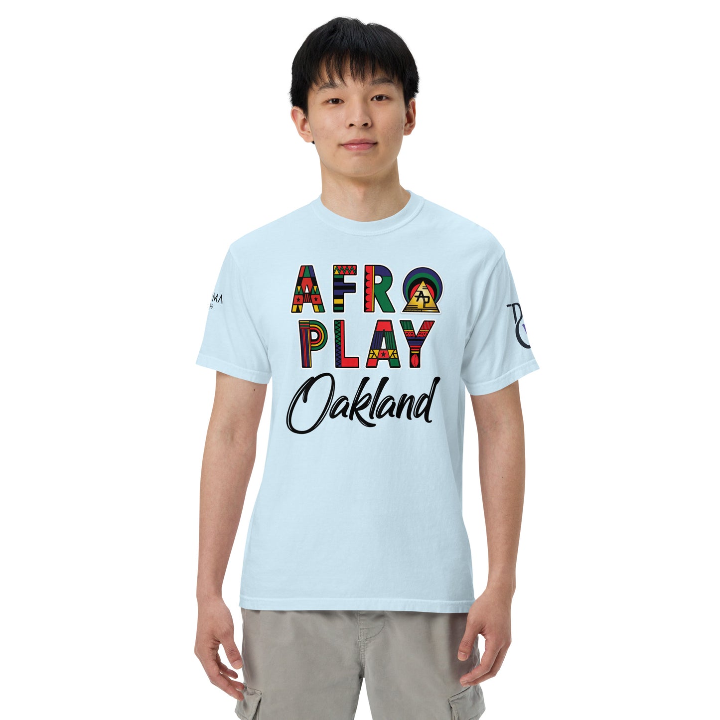 Afro Play Oakland T-Shirt – Juneteenth Afrocentric Streetwear Unisex garment-dyed heavyweight t-shirt