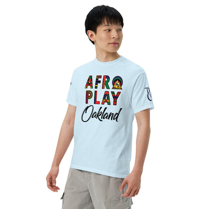 Afro Play Oakland T-Shirt – Juneteenth Afrocentric Streetwear Unisex garment-dyed heavyweight t-shirt