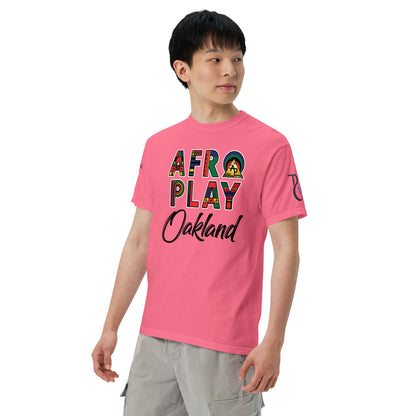 Afro Play Oakland T-Shirt – Juneteenth Afrocentric Streetwear Unisex garment-dyed heavyweight t-shirt