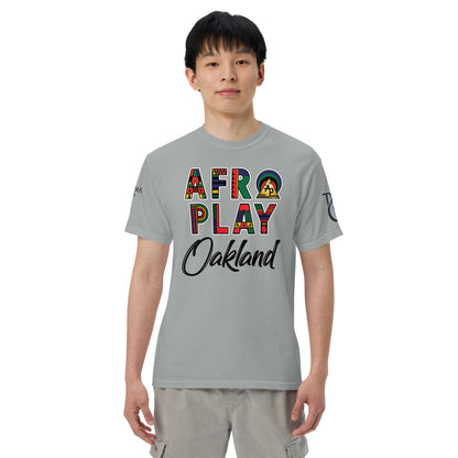 Afro Play Oakland T-Shirt – Juneteenth Afrocentric Streetwear Unisex garment-dyed heavyweight t-shirt