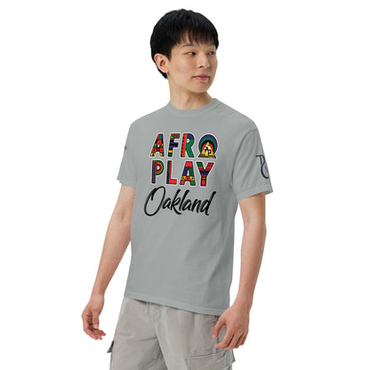 Afro Play Oakland T-Shirt – Juneteenth Afrocentric Streetwear Unisex garment-dyed heavyweight t-shirt